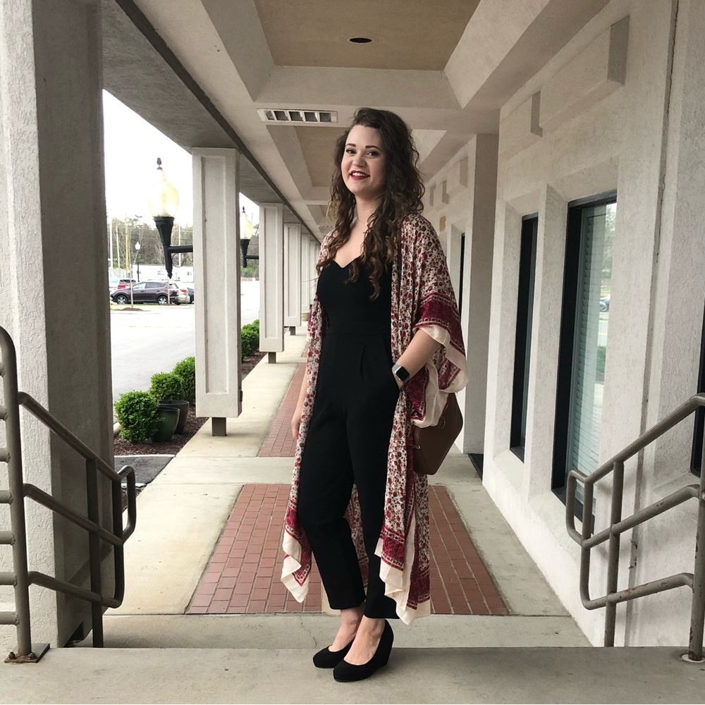 Black jumpsuit